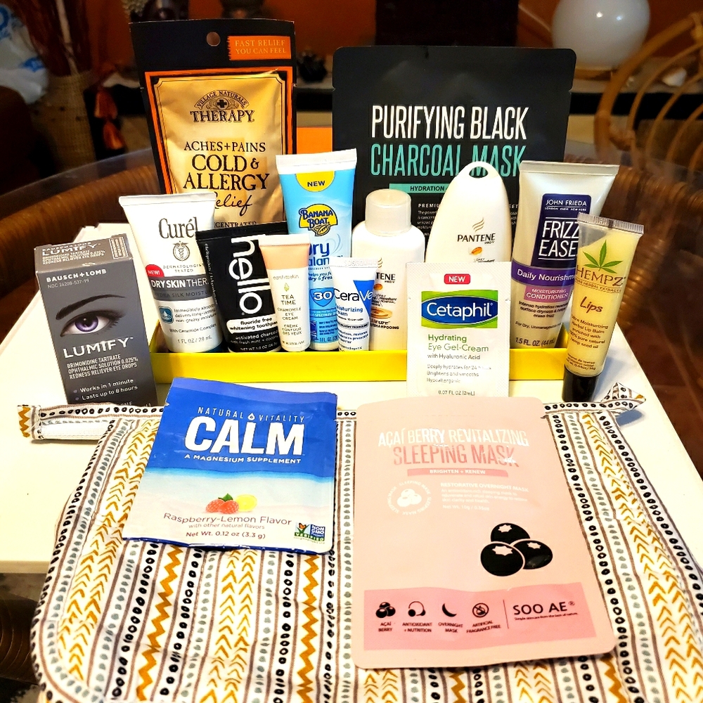 Toiletry/Toiletry Bag Samples 30 pieces